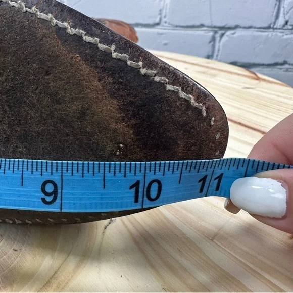 Durango Cowboy Boots Leather Brown Vintage Men’s 8 1/2 D (10.5 Women’s) 60s-70s - Picture 13 of 13